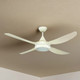 132cm 52-inch White AC Ceiling Fan With Light Ezy-Fit Blades 132cm 52-inch White AC Ceiling Fan With Light Ezy-Fit Blades